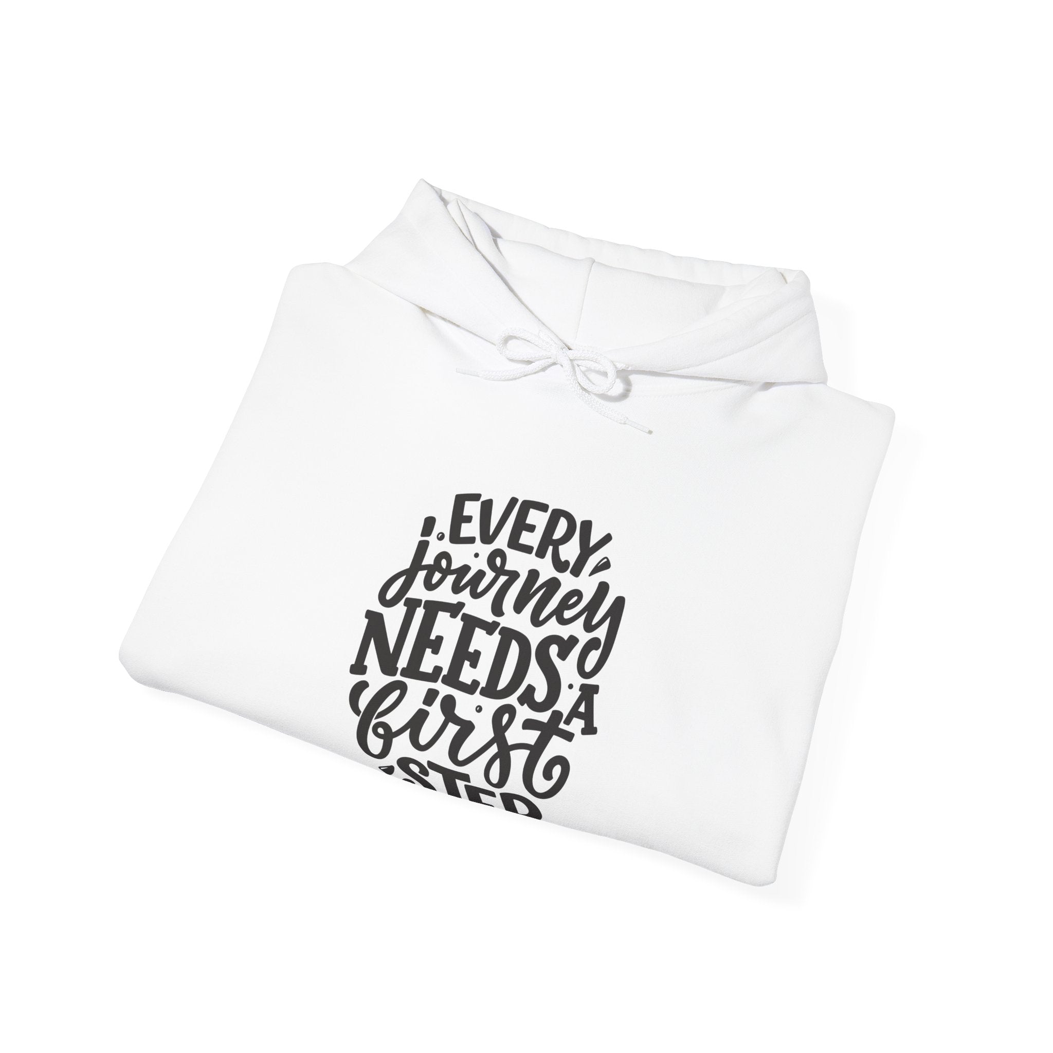 Motivational Unisex Hoodie, Inspirational Heavy Blend Sweatshirt for Travelers, Gift for Adventurers, Travel Apparel, Journey Vibes