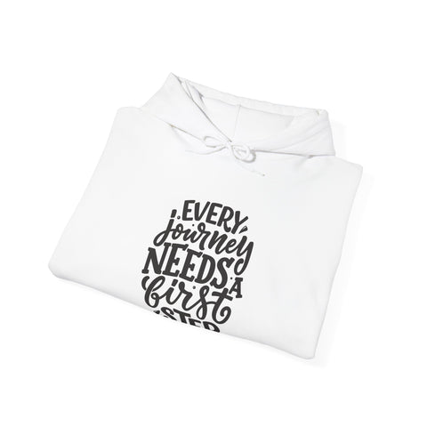 Motivational Unisex Hoodie, Inspirational Heavy Blend Sweatshirt for Travelers, Gift for Adventurers, Travel Apparel, Journey Vibes