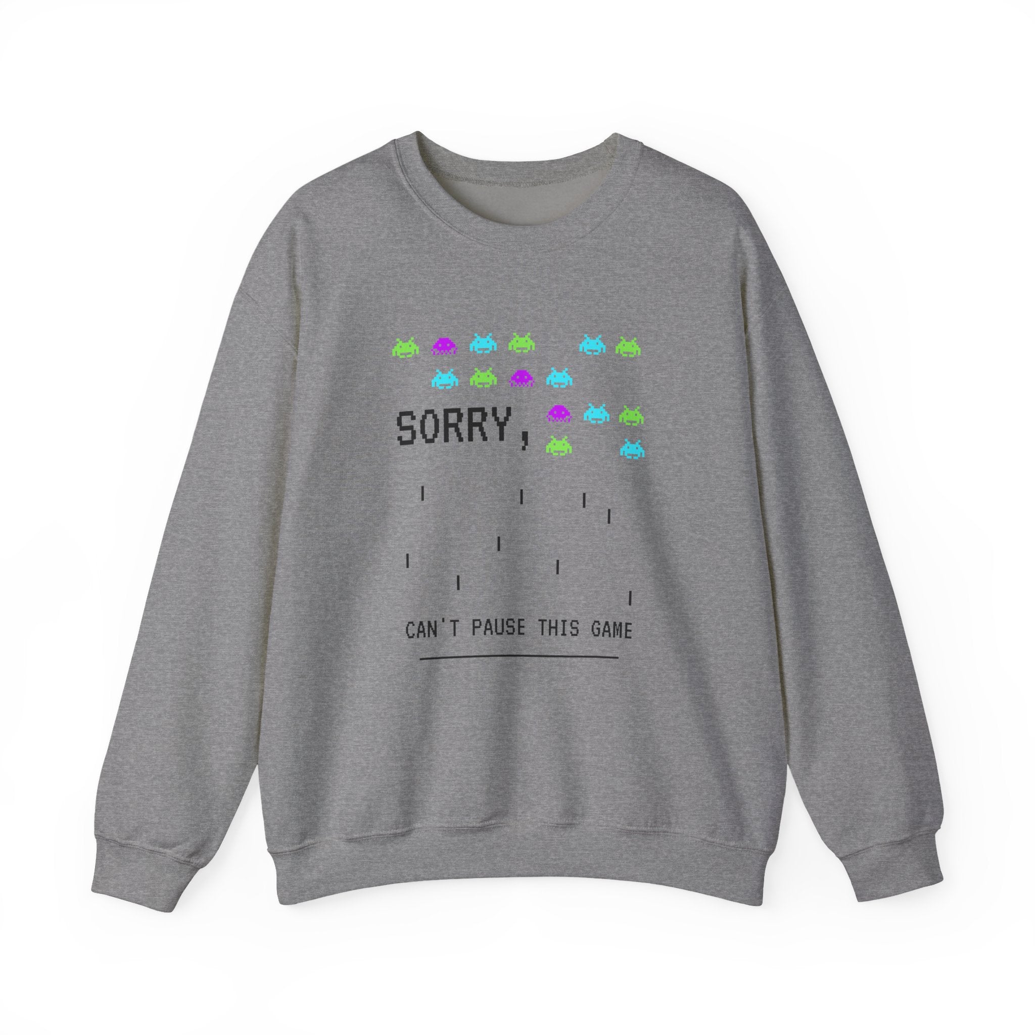 Gaming Humor Sweatshirt, Unisex Crewneck, Video Game Apparel, Casual Wear, Perfect for Gamers