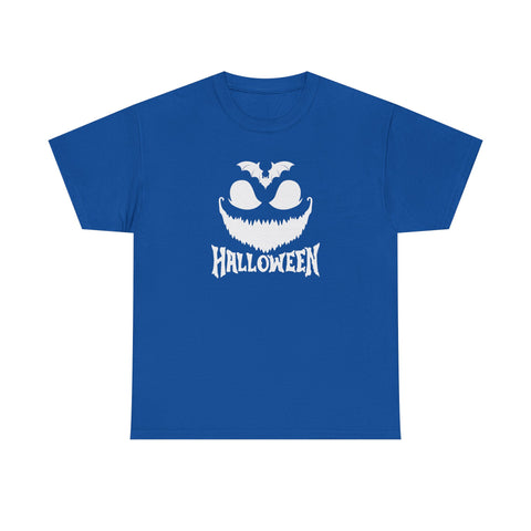 Halloween Unisex Heavy Cotton Tee | Spooky Graphic T-Shirt for Fall