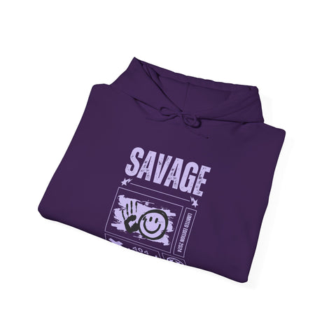 Savage Unisex Hooded Sweatshirt - Cozy Casual Style, Streetwear, Everyday Comfort