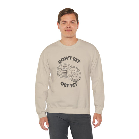 Fitness Motivation Crewneck Sweatshirt, Workout Apparel, Gym Sweatshirt, Gift for Fitness Lovers, Motivational Clothing, Cozy Fitness