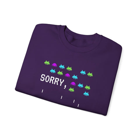 Gaming Humor Sweatshirt, Unisex Crewneck, Video Game Apparel, Casual Wear, Perfect for Gamers