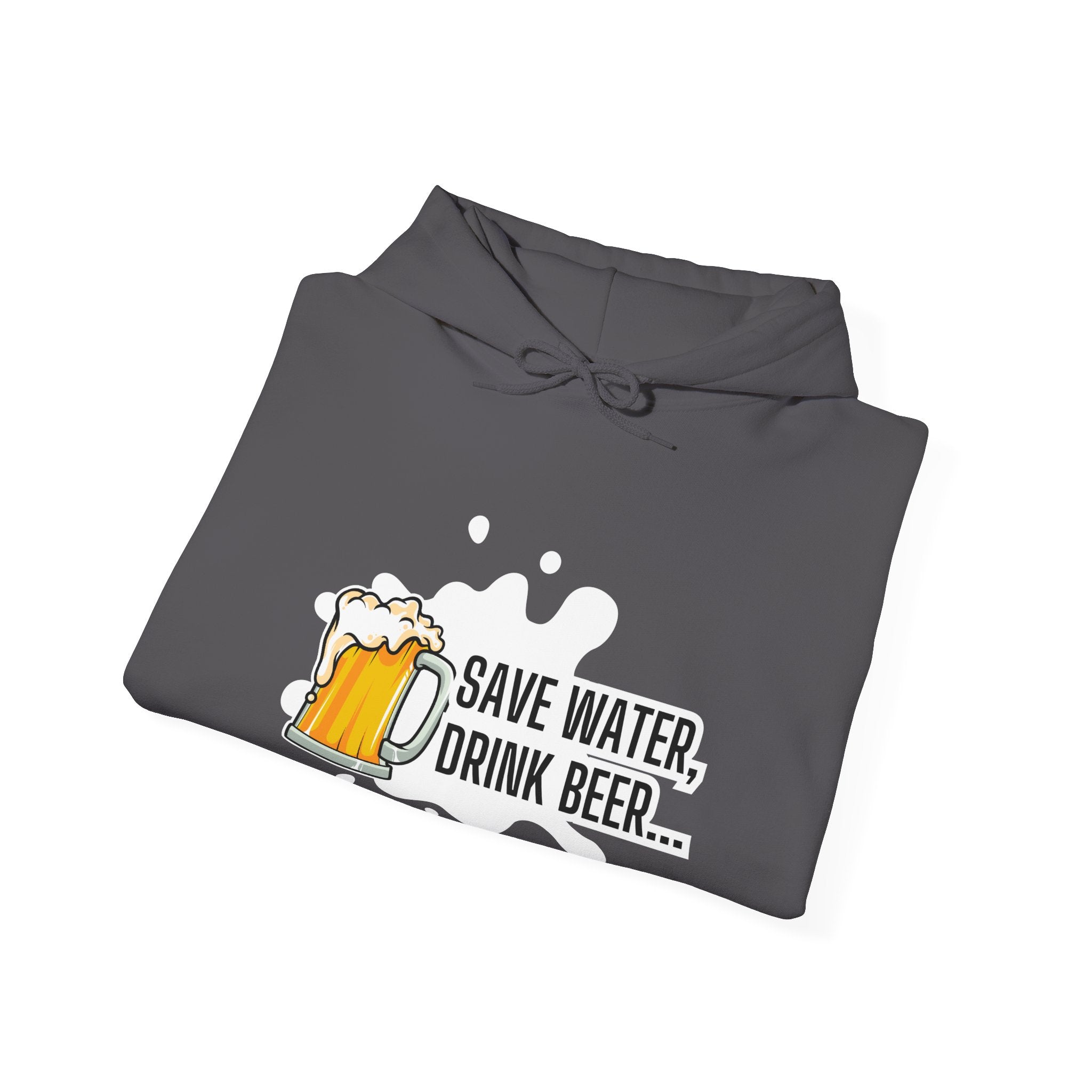 Save Water Drink Beer Hoodie, Funny Sweatshirt for Beer Lovers, Perfect Gift for Dad, Birthday, Casual Wear, Cozy Apparel