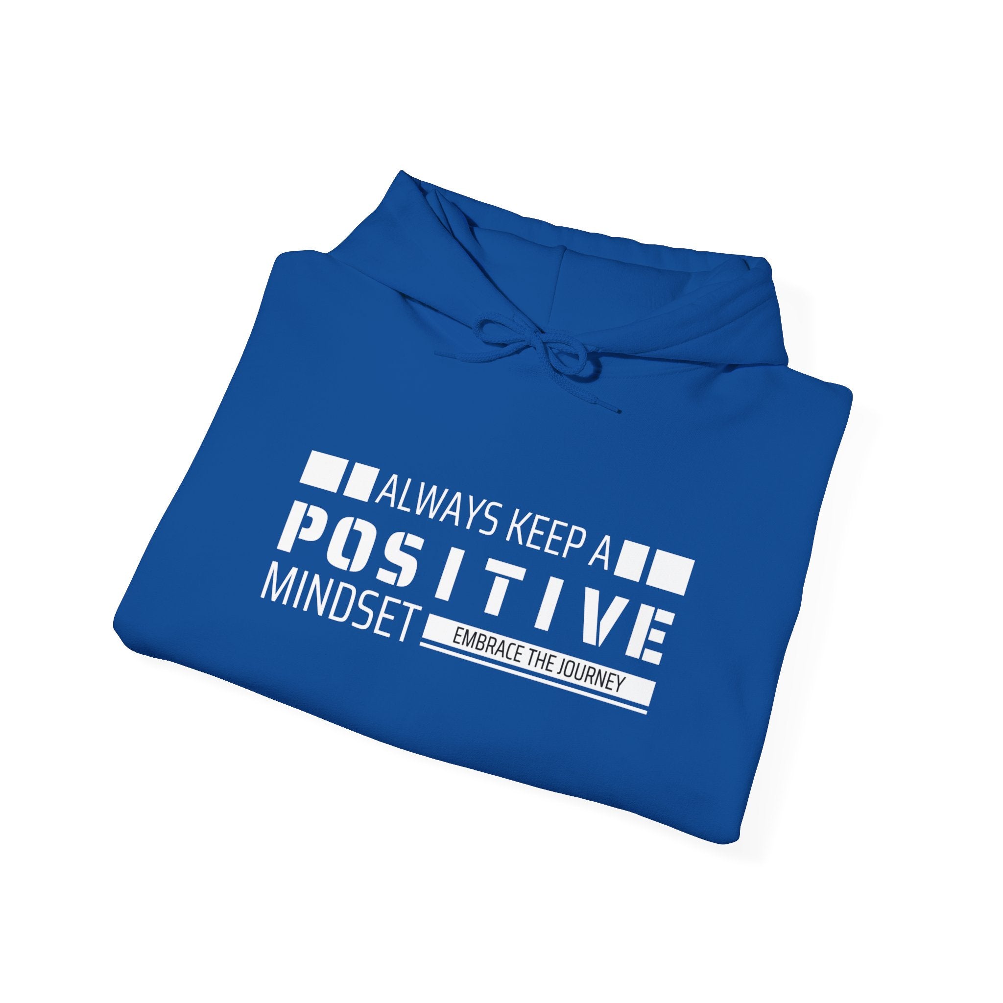 Positive Mindset Unisex Hooded Sweatshirt, Motivational Hoodie, Gift for Friends, Casual Wear, Inspirational Apparel, Cozy Outfit