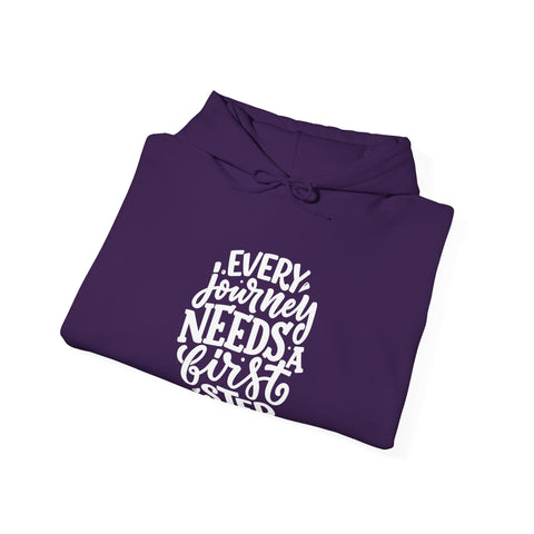 Motivational Unisex Hoodie, Inspirational Heavy Blend Sweatshirt for Travelers, Gift for Adventurers, Travel Apparel, Journey Vibes
