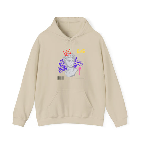 Artistic Hooded Sweatshirt, Unisex Hoodie, Graphic Sweatshirt, Trendy Streetwear