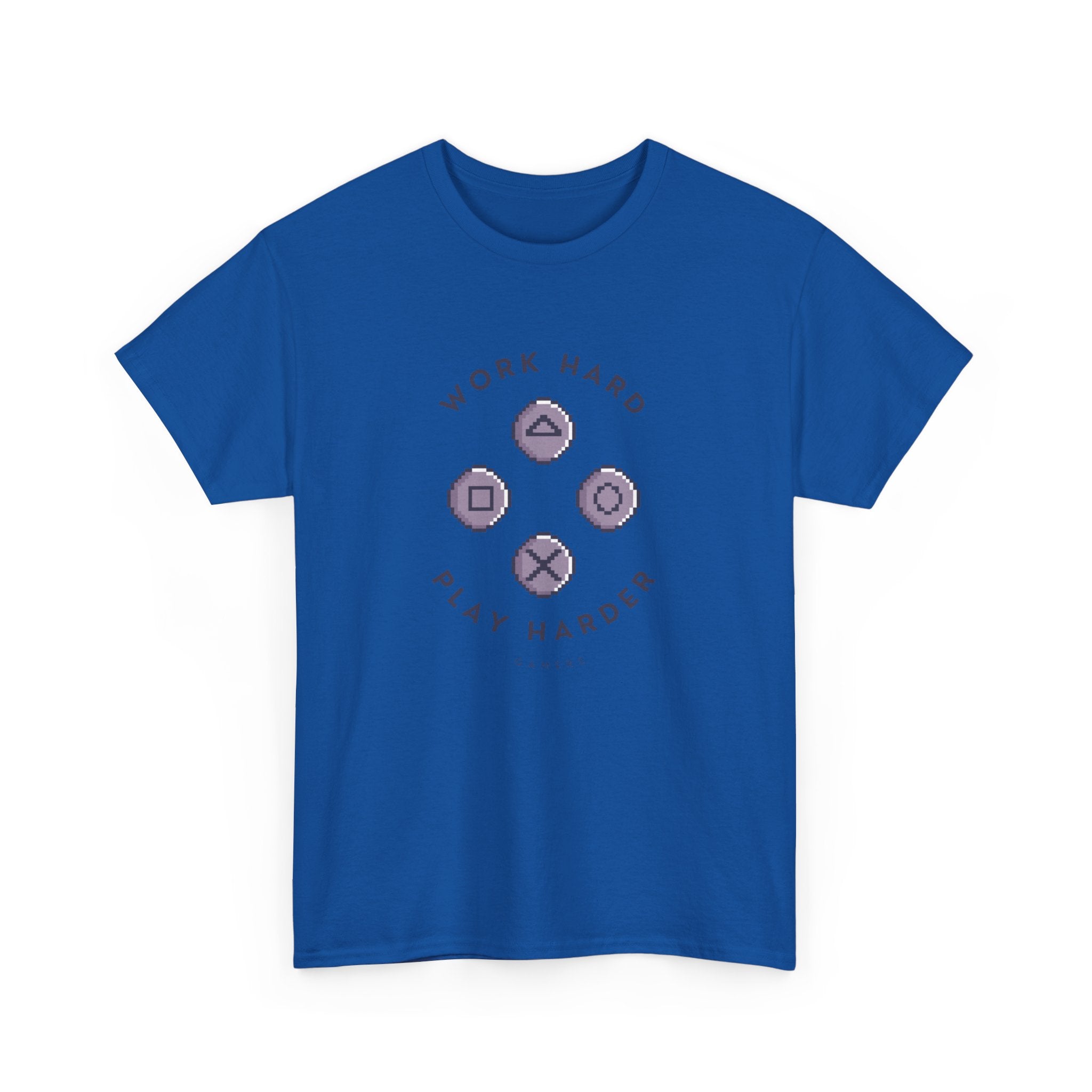 Work Hard Play Hard Unisex Heavy Cotton Tee