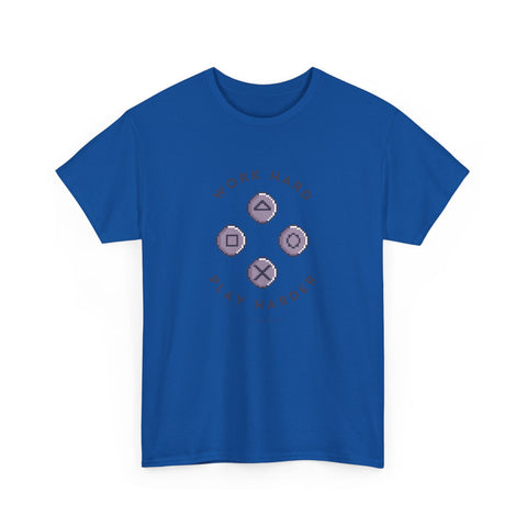 Work Hard Play Hard Unisex Heavy Cotton Tee