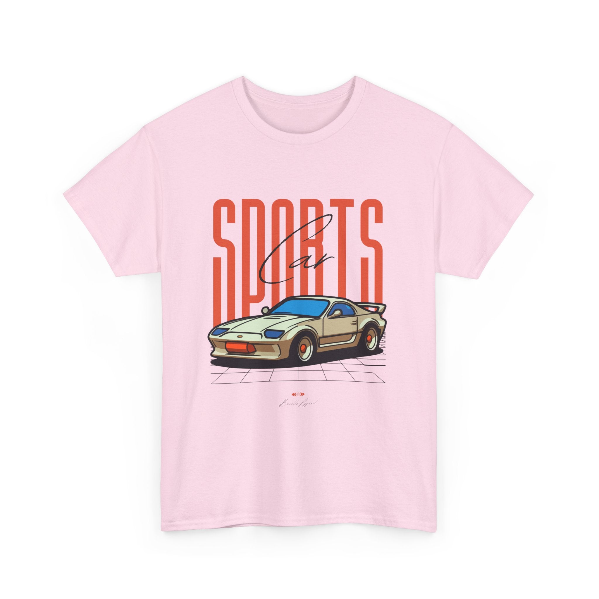 Sports Car, Unisex Heavy Cotton Shirt, Casual Streetwear, & Comfort