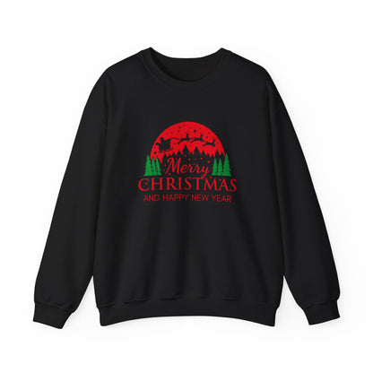 Merry Christmas Crewneck Sweatshirt, Cozy Holiday Sweatshirt, Winter Gift, Unisex Sweater, Christmas Celebration Apparel