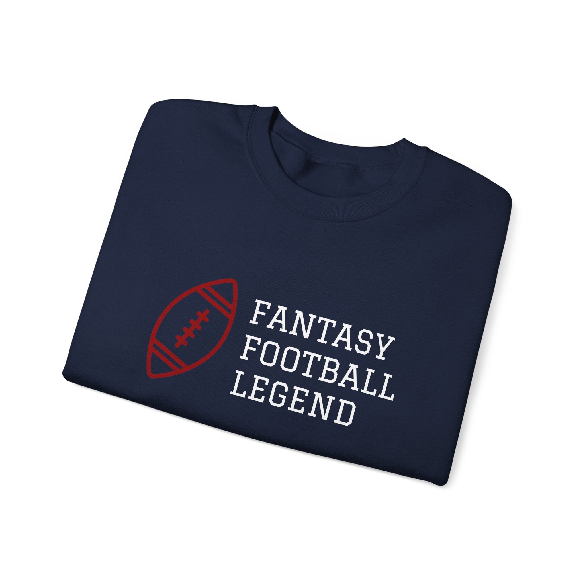 Fantasy Football Legend Crewneck Sweatshirt - Perfect Gift for Sports Fans, Cozy Wear for Game Days, Autumn Essentials, Unisex Sweatshirt