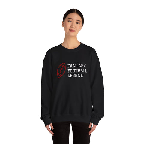 Fantasy Football Legend Crewneck Sweatshirt - Perfect Gift for Sports Fans, Cozy Wear for Game Days, Autumn Essentials, Unisex Sweatshirt