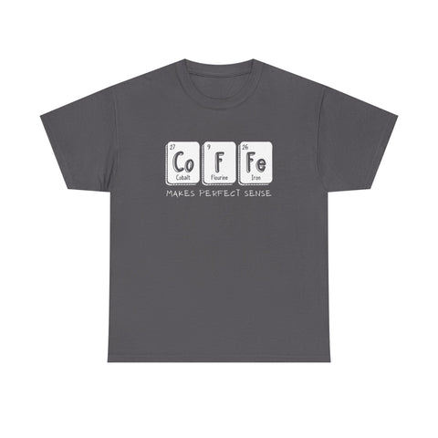 Coffee Chemistry Unisex Tee, Fun Science Shirt for Coffee Lovers, Perfect Gift for Scientists, Unique Casual Wear, Chemistry Humor Design