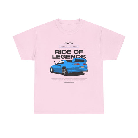 Ride of Legends Cotton Tee for Car Enthusiasts, Unisex T-Shirt, Vintage Car Fan Apparel