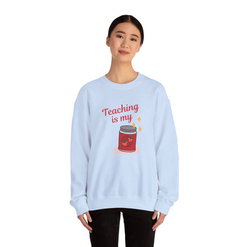 Teaching is My Passion Crewneck Sweatshirt, Gift for Teachers, Education Apparel, Cute Teacher Sweatshirt, Back to School Outfit