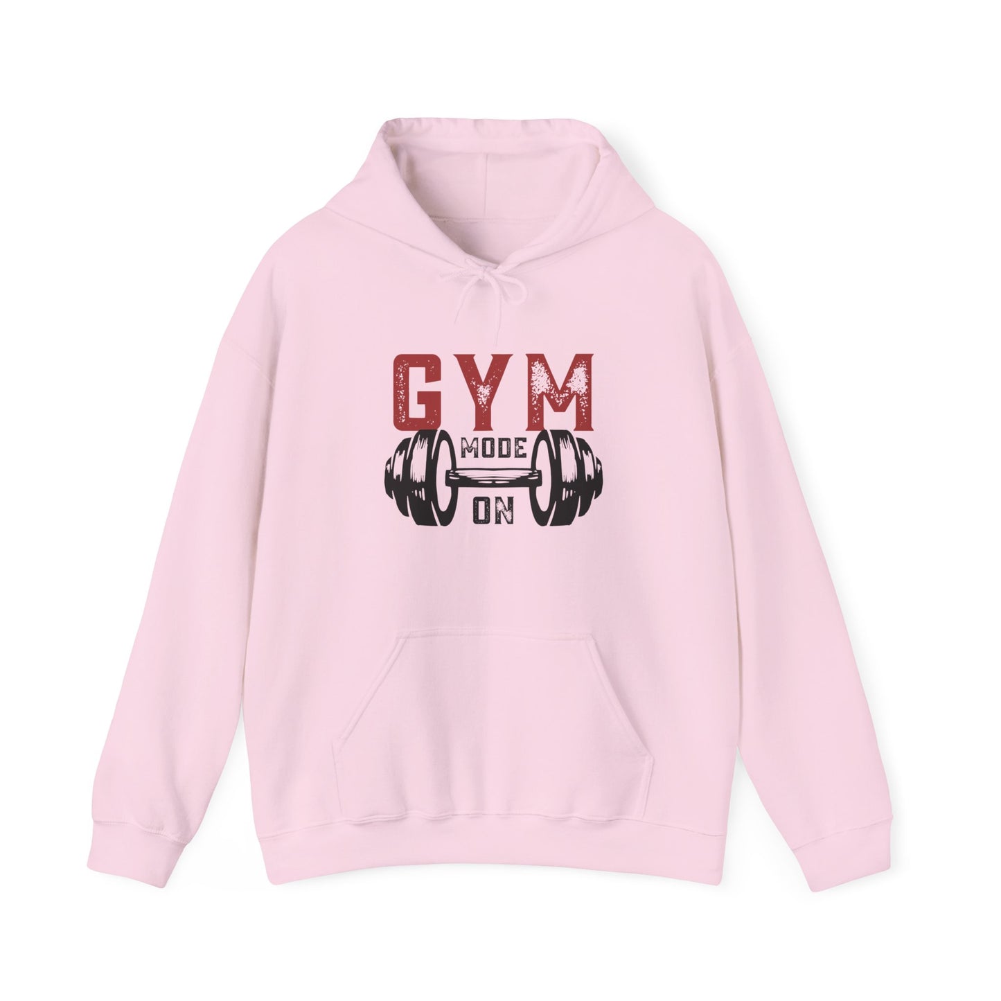 Gym Mode Hoodie, Fitness Sweatshirt, Workout Apparel, Cozy Gift for Gym Enthusiasts, Motivational Sportswear