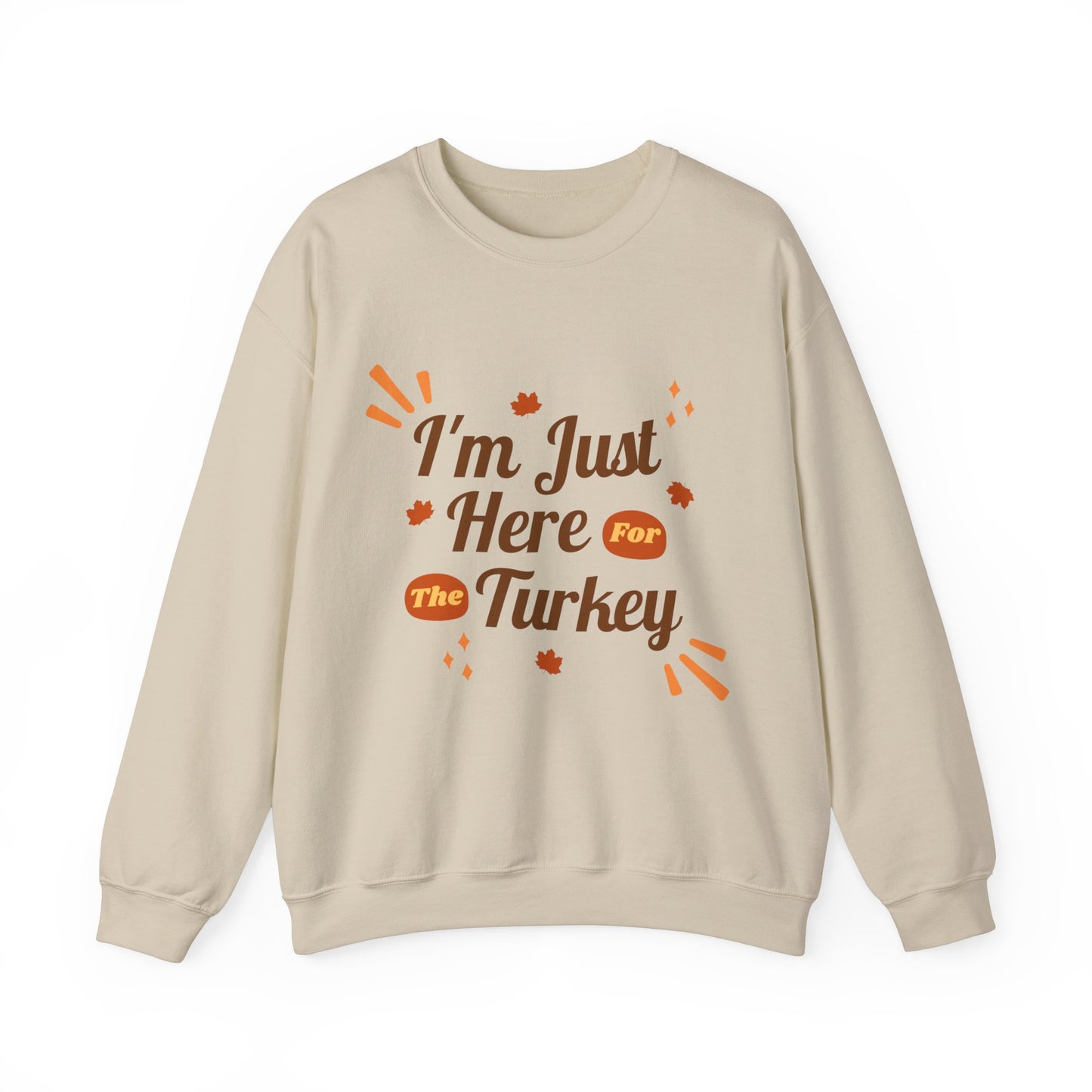 Thanksgiving Turkey Crewneck Sweatshirt, Cozy Autumn Apparel, Fall Holiday Gift, Unisex Thanksgiving Sweater, Festive Thanksgiving Outfit,