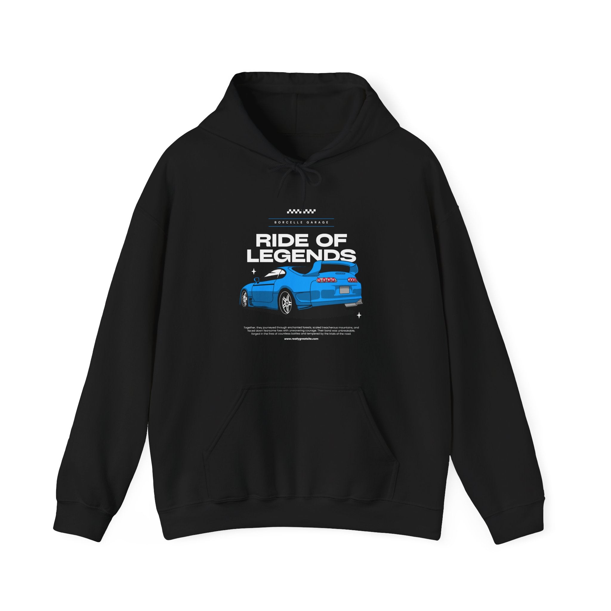 Ride of Legends Hoodie for Car Enthusiasts, Cozy Unisex Sweatshirt