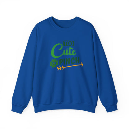 Cute St Patrick's Day Sweatshirt, Unisex Heavy Blend Crewneck, Perfect for Celebrations, Cozy Gift for Friends, Funny Irish Apparel