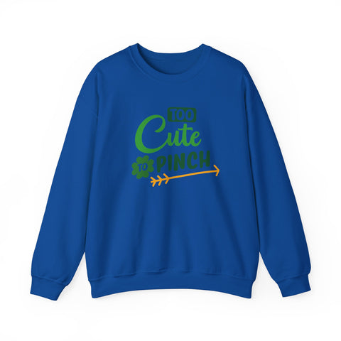 Cute St Patrick's Day Sweatshirt, Unisex Heavy Blend Crewneck, Perfect for Celebrations, Cozy Gift for Friends, Funny Irish Apparel