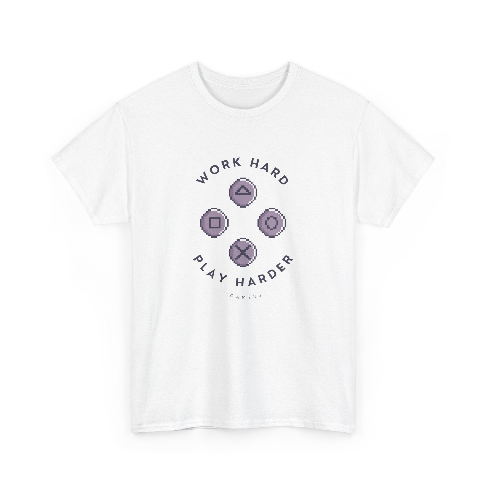 Work Hard Play Hard Unisex Heavy Cotton Tee