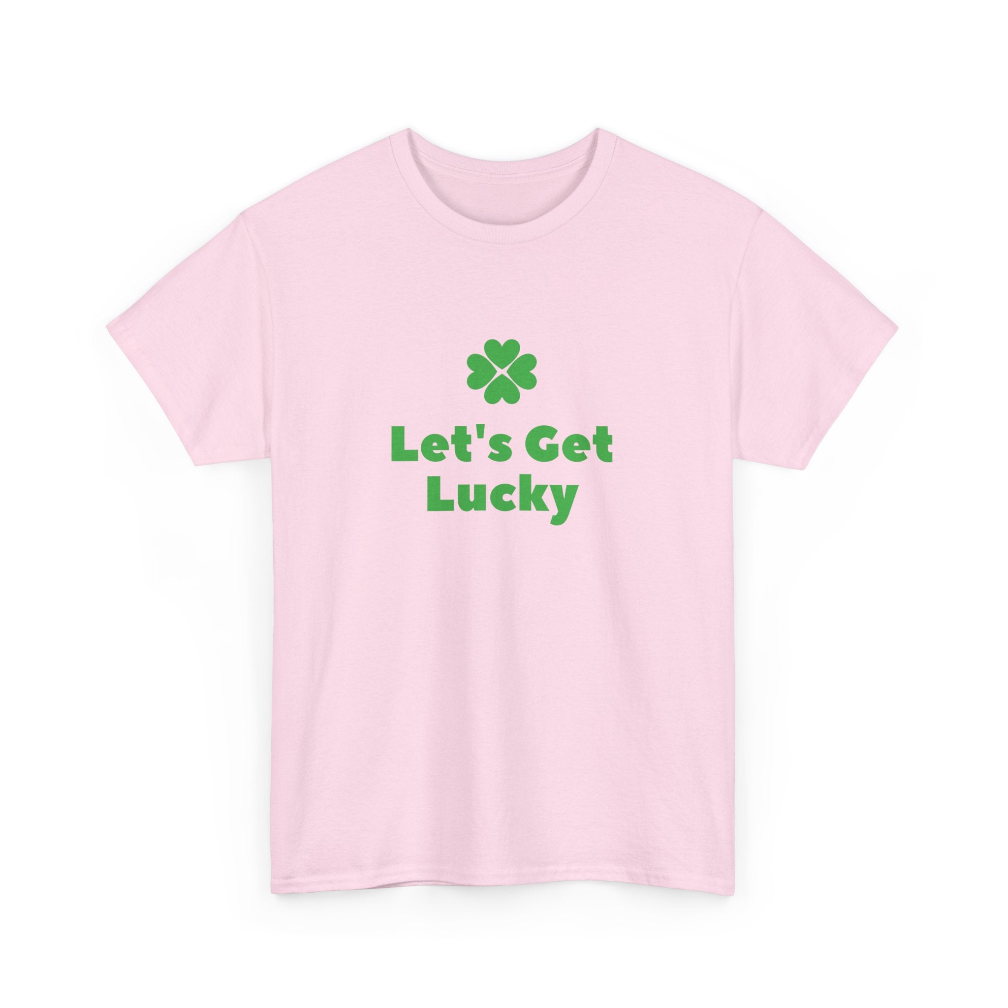 St Patrick's Day Unisex Heavy Cotton Tee, Let's Get Lucky