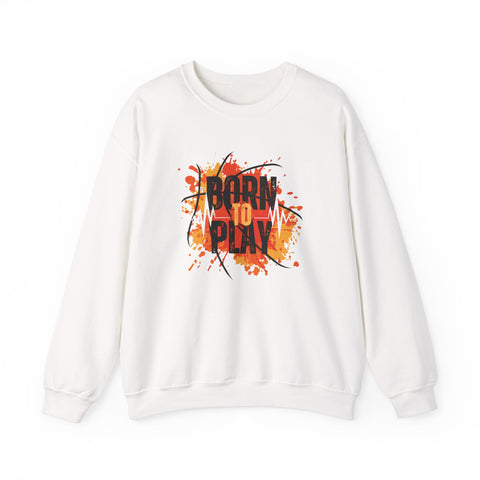 Motivational Crewneck Sweatshirt - Born to Plan, Cozy Sports Sweatshirt, Unisex Gift, Creative Apparel, Casual Wear, Fall Fashion