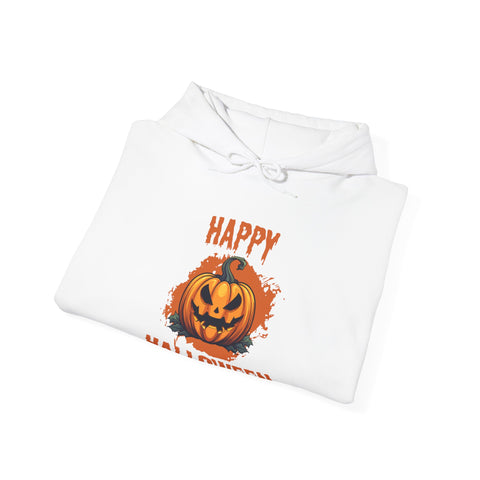 Halloween Pumpkin Hoodie, Fall Sweatshirt, Unisex Cozy Pullover for Halloween, Trick or Treat Gift, Spooky Season Apparel