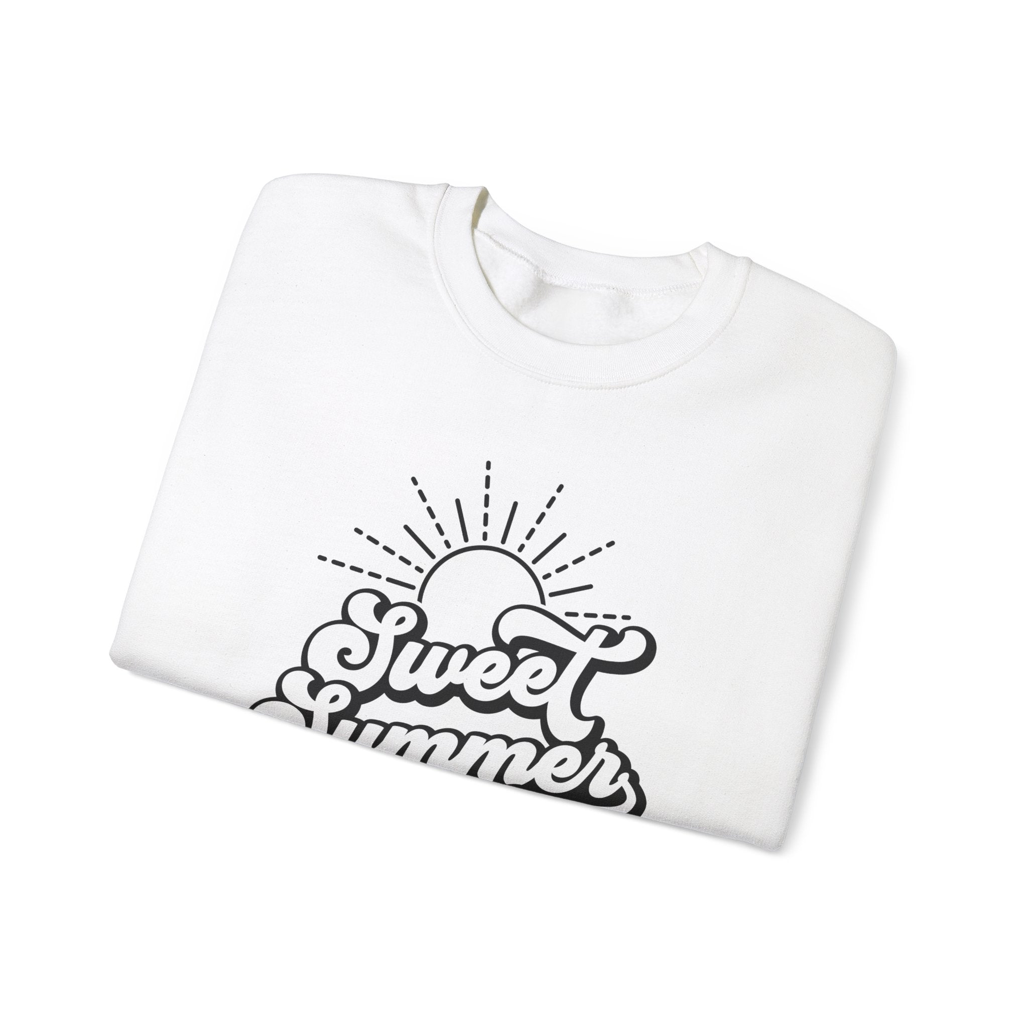 Summer Vibes Crewneck Sweatshirt, Cozy Unisex Pullover, Perfect for Beach Days, Gift for Summer Lovers, Matching Family Outfit