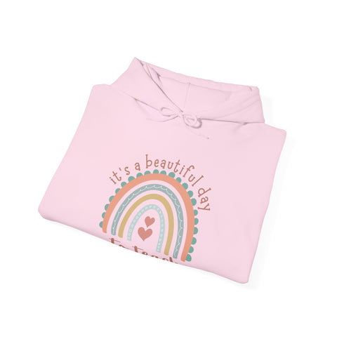 Rainbow Teacher Hoodie | Cozy Educator Gift, Teacher Appreciation, Back to School, Classroom Style, Inspirational Apparel, Unisex Sweatshirt