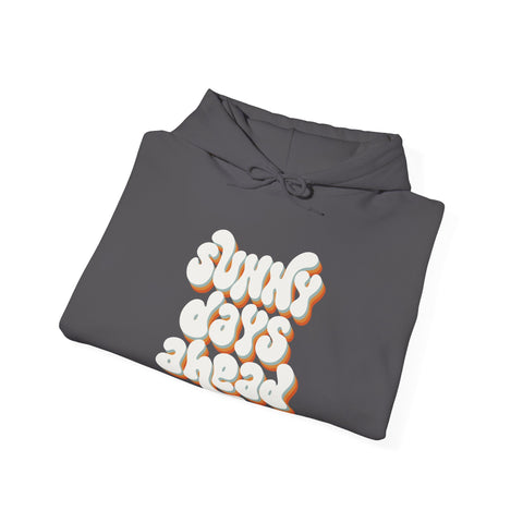 Sunny Days Ahead Hoodie Sweatshirt, Cozy Pullover for Chill Days, Friends Gift, Summer Vibes, Relaxed Style, Unisex