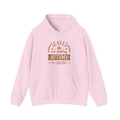 Autumn Leaves Falling Unisex Hoodie, Fall Season Sweatshirt, Cozy Hooded Jumper, Nature Lover Gift, Warm Pullover, Fall Clothing