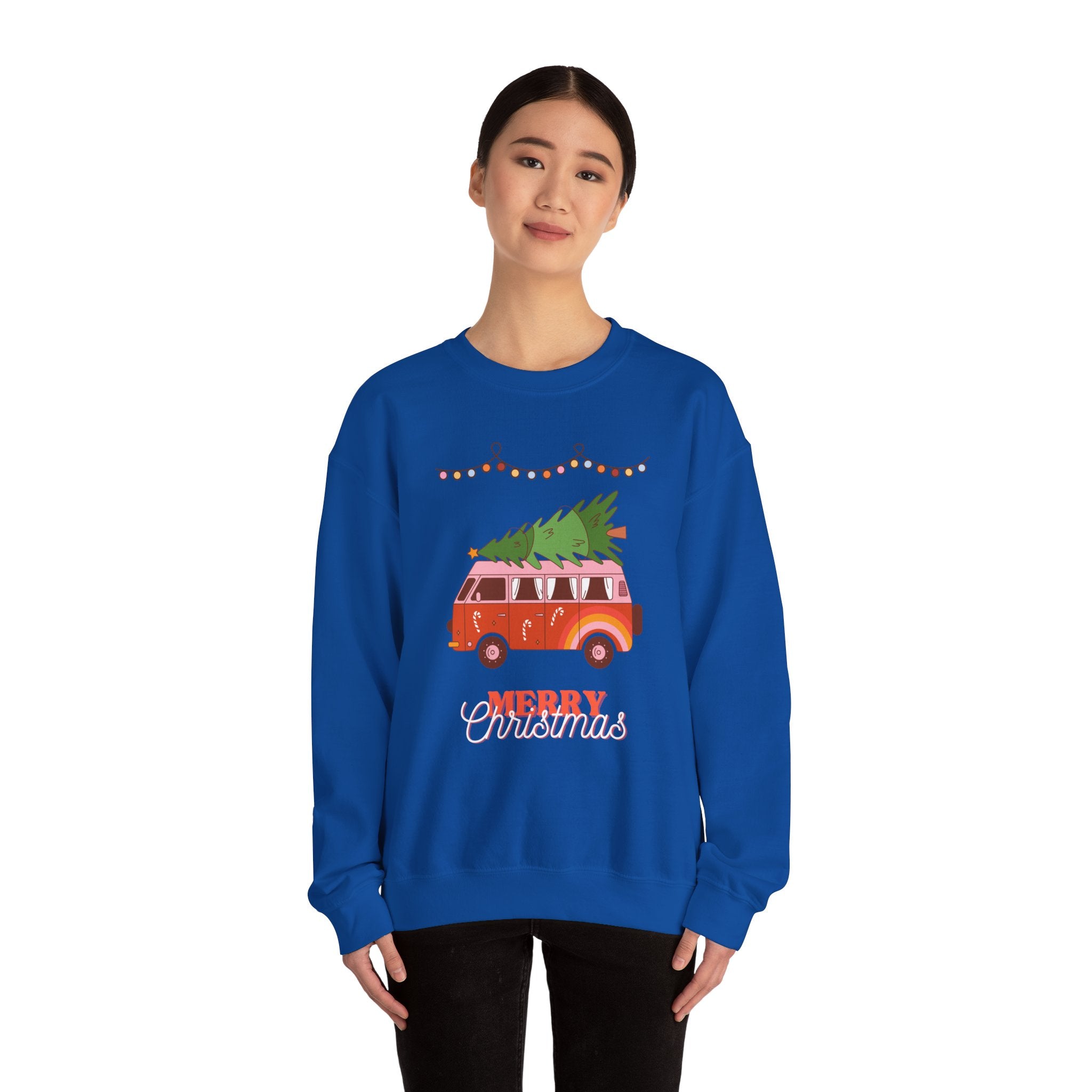 Festive Christmas Sweatshirt, Cozy Holiday Vibes, Perfect for Family Gatherings, Christmas Parties, and Winter Celebrations, Unisex Gift