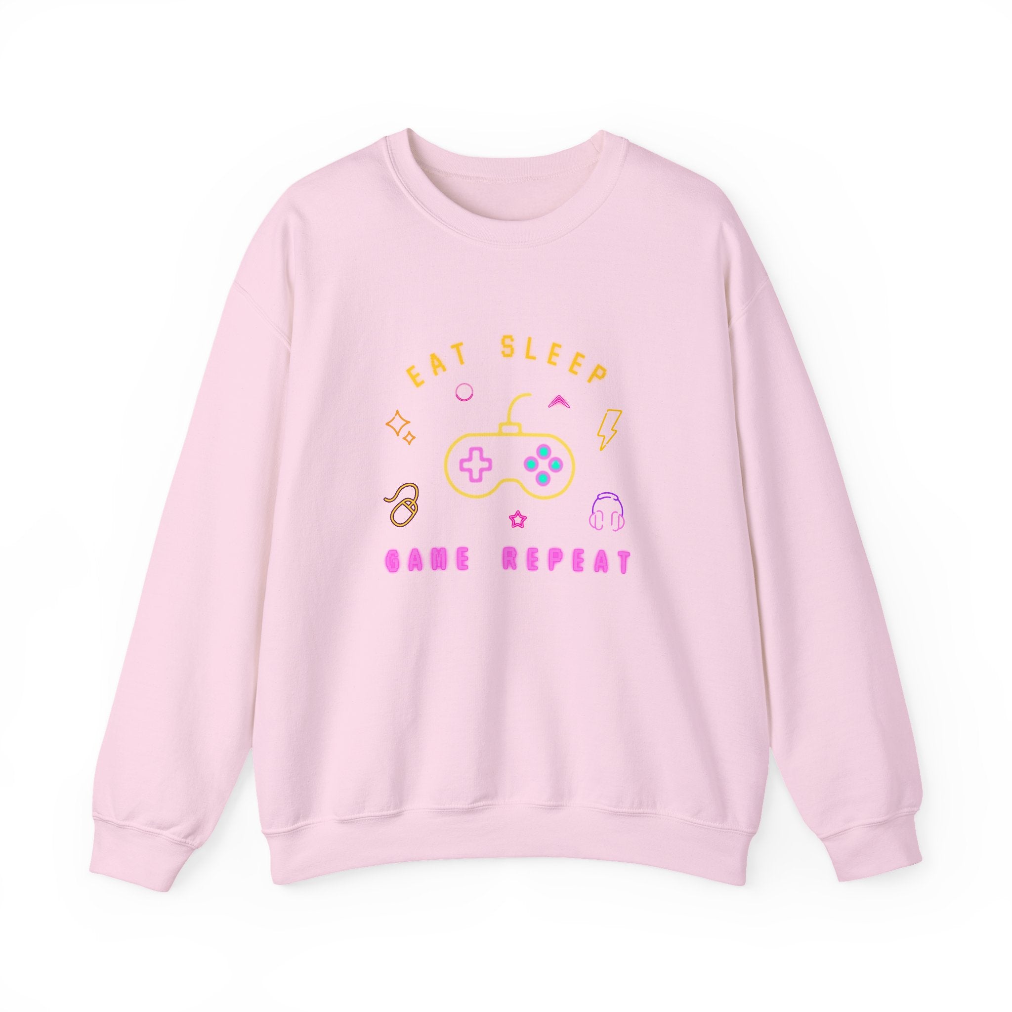 Gamer Crewneck Sweatshirt, Unisex Sweatshirt, Gaming Apparel, Casual Wear, Gifts for Gamers, Game Night Fashion