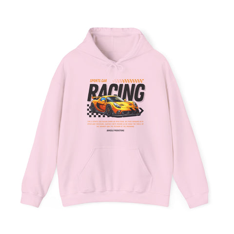 Sporty Racing Hoodie for Car Enthusiasts, Perfect For Track Day, Casual Wear, Unisex Fashion