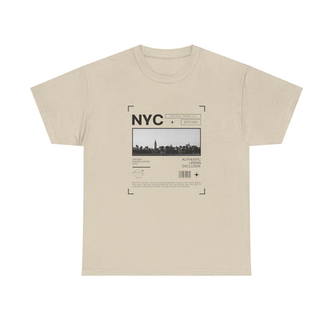 NYC Graphic Tee, Unisex Cotton T-Shirt for City Lovers, Travel Souvenir, Casual Wear, Streetwear Style Fashion