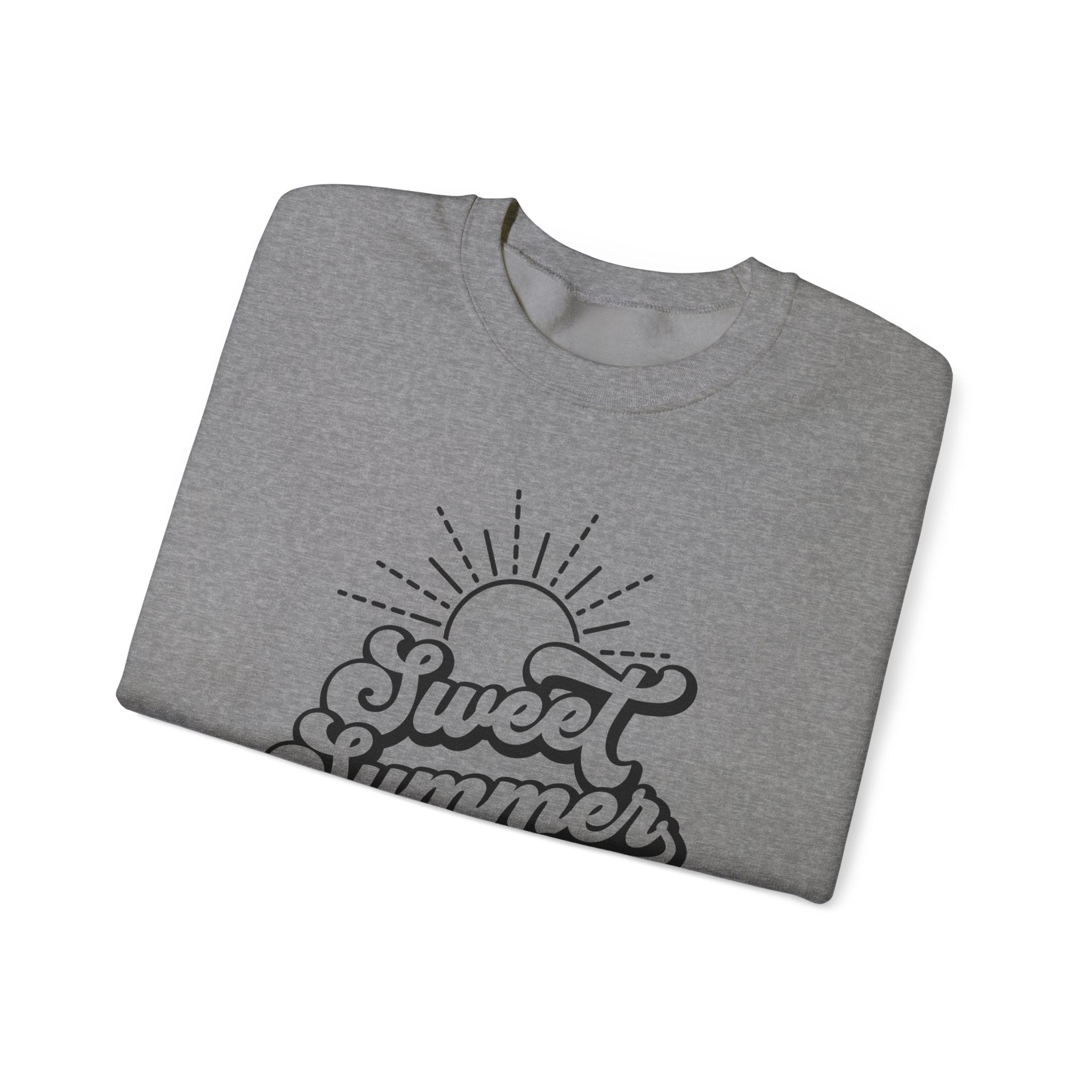 Summer Vibes Crewneck Sweatshirt, Cozy Unisex Pullover, Perfect for Beach Days, Gift for Summer Lovers, Matching Family Outfit