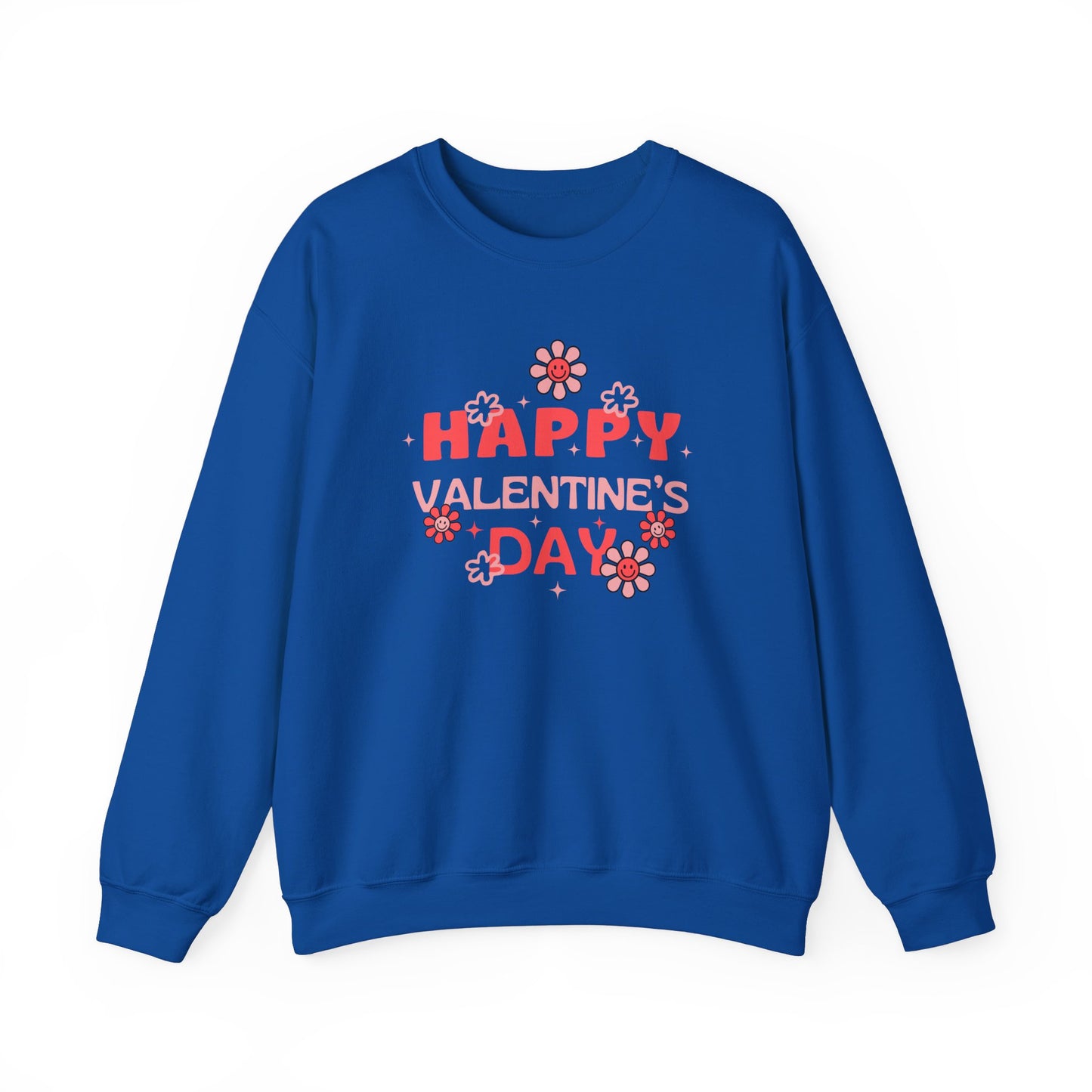 Valentine's Day Sweatshirt - Unisex Crewneck, Cozy Gift, Love Apparel, Floral Design, Valentine's Day Outfit, Valentine's Day Clothing