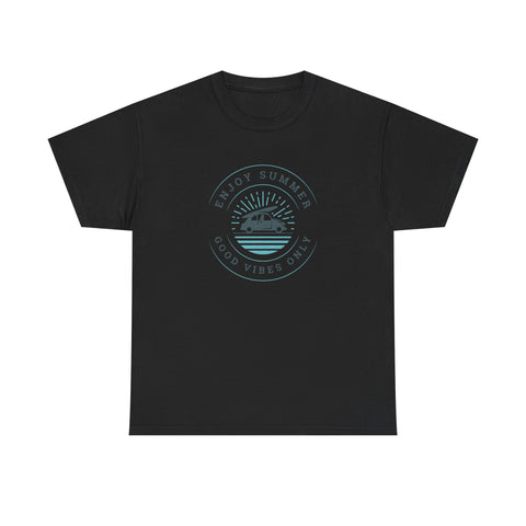 Enjoy Summer Good Vibes Only Tee, Unisex Summer Shirt, Beachwear, Vacation T-Shirt, Gift for Him/Her, Relaxed Style Top