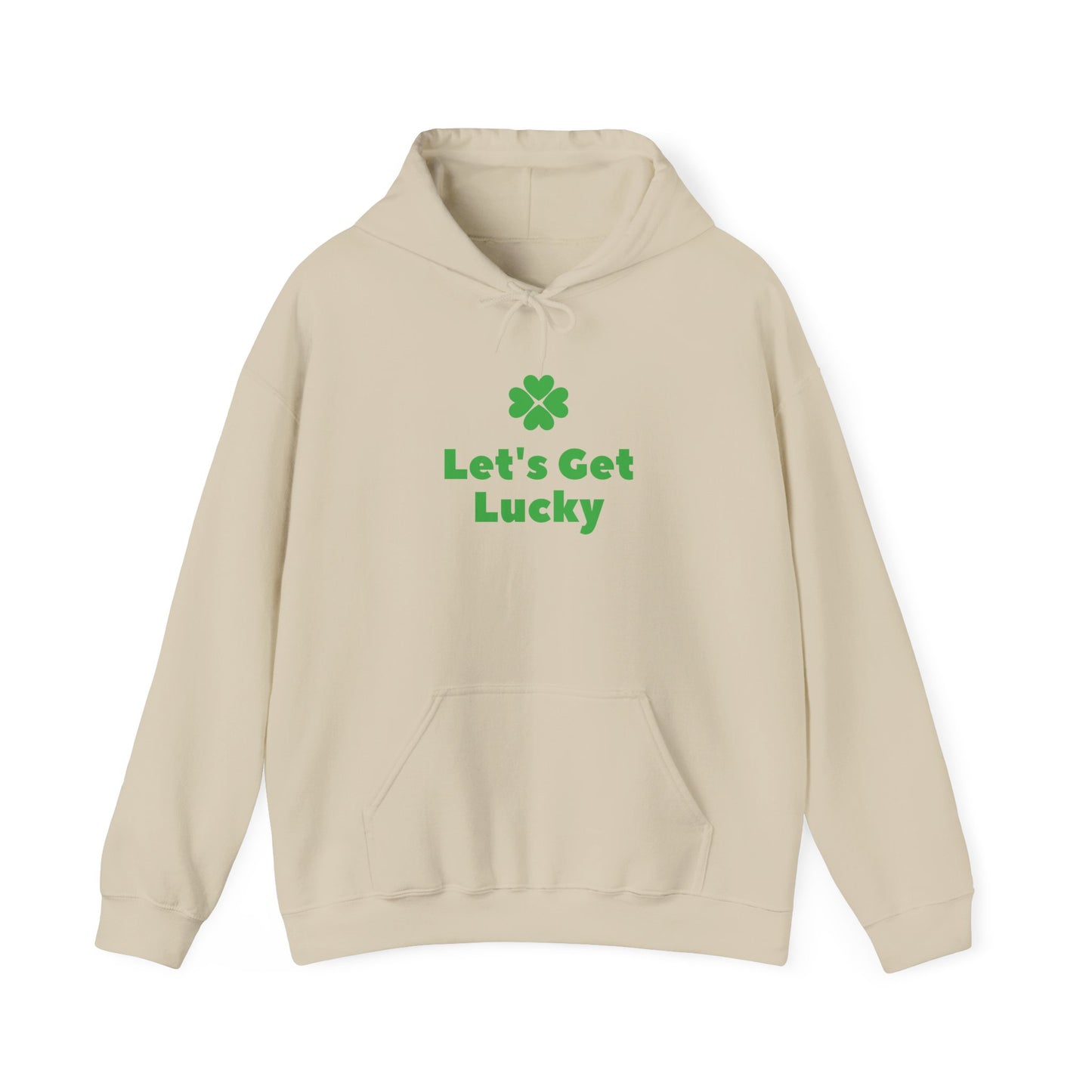 Lucky Charm Hoodie, St Patrick's Day Gift, Unisex Sweatshirt, Cozy Casual Wear, Green Clover Apparel, Let's Get Lucky Sweatshirt