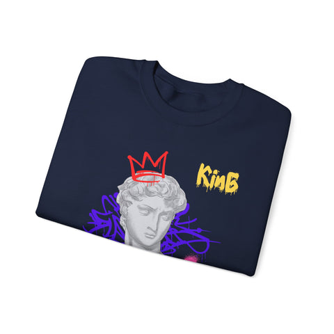 Modern Artistic Sweatshirt, Unisex Pullover, Trendy Graphic Sweater, Streetwear Fashion