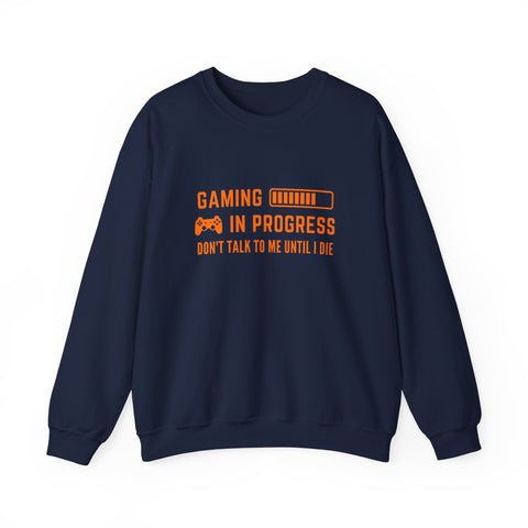 Gaming In Progress Sweatshirt - Unisex Heavy Blend™ Crewneck for Gamers