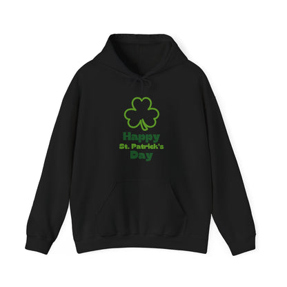 St Patrick's Day Hoodie - Cozy Irish Gift, Green Shamrock Design, Unisex Heavy Blend Sweatshirt, Holiday Apparel, St Paddy's Pullover