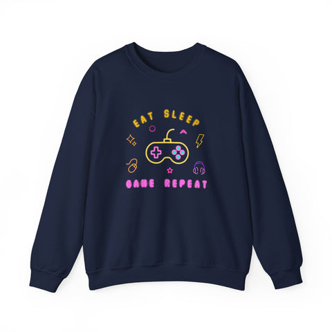 Gamer Crewneck Sweatshirt, Unisex Sweatshirt, Gaming Apparel, Casual Wear, Gifts for Gamers, Game Night Fashion