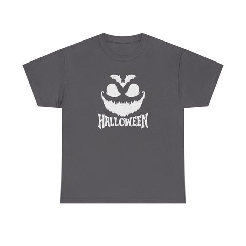 Halloween Unisex Heavy Cotton Tee | Spooky Graphic T-Shirt for Fall