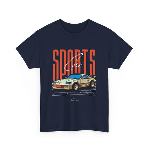 Sports Car, Unisex Heavy Cotton Shirt, Casual Streetwear, & Comfort
