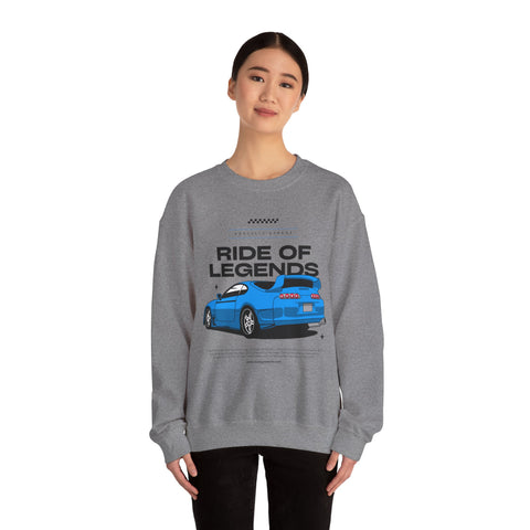 Ride of Legends Unisex Heavy Blend™ Crewneck Sweatshirt, Casual Car Sweatshirt