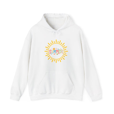 Summer Vibes Hoodie, Cozy Unisex Sweatshirt, Perfect for Beach Days, Summer Parties