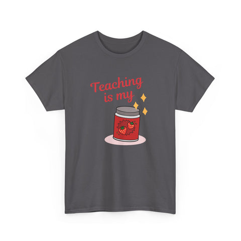 Teaching is My Passion Unisex Heavy Cotton Tee, Perfect Gift for Teachers, Back to School, Appreciation Day, Casual Wear, Teaching Tee